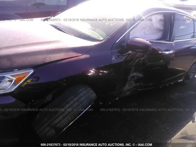 1HGCR2F56HA108423 - 2017 HONDA ACCORD SPORT 红色 照片 6