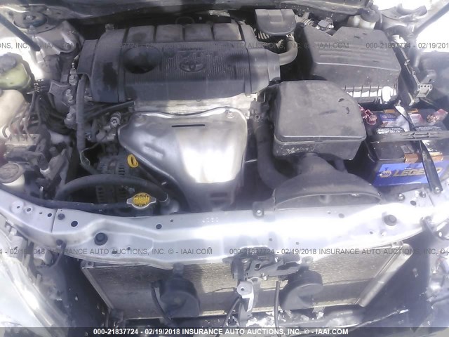 4T1BF3EK4BU130406 - 2011 TOYOTA CAMRY SE/LE/XLE ვერცხლისფერი ფოტო 10