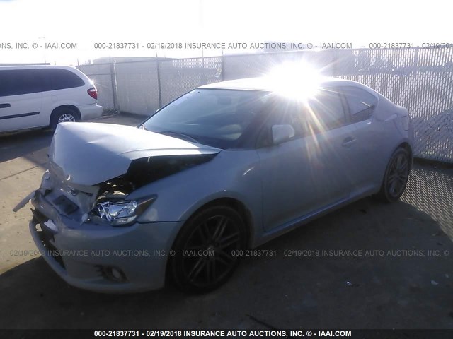 JTKJF5C75C3030891 - 2012 TOYOTA SCION TC ვერცხლისფერი ფოტო 2