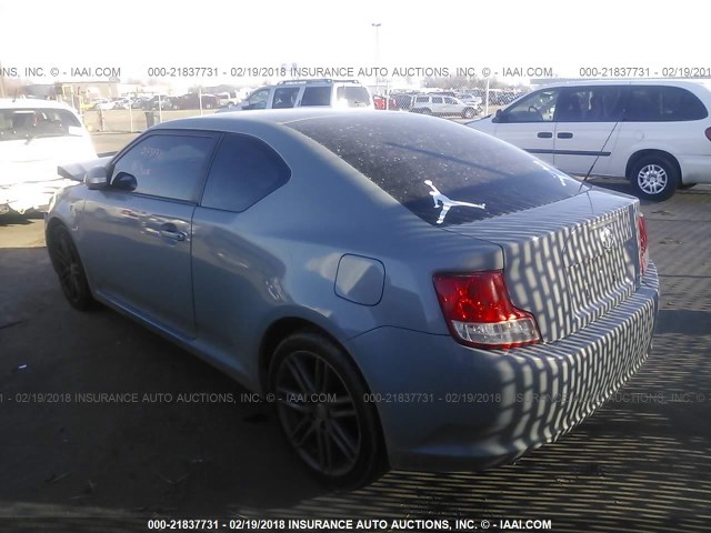JTKJF5C75C3030891 - 2012 TOYOTA SCION TC ვერცხლისფერი ფოტო 3