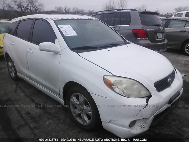 2T1KR32E66C586534 - 2006 TOYOTA COROLLA MATRIX XR WHITE photo 1