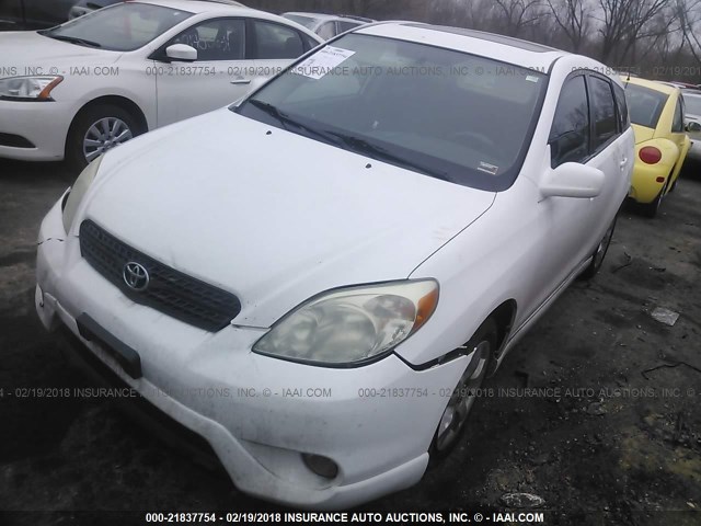 2T1KR32E66C586534 - 2006 TOYOTA COROLLA MATRIX XR WHITE photo 2