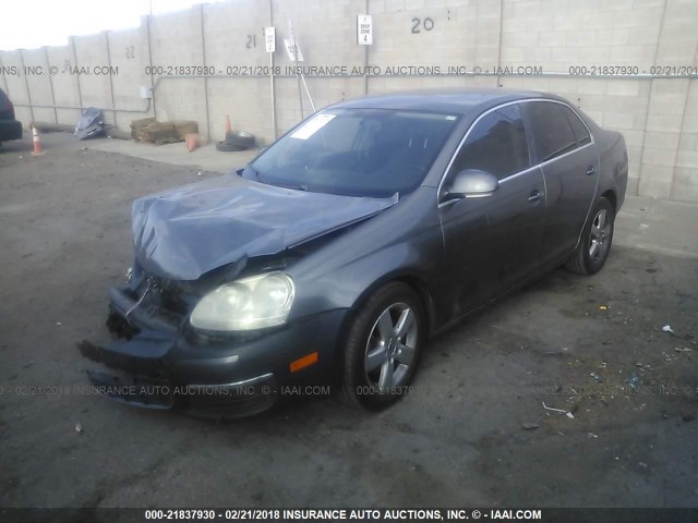 3VWRZ71K08M094702 - 2008 VOLKSWAGEN JETTA SE/SEL GRAY photo 2