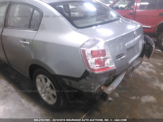 3N1AB61E57L626588 - 2007 NISSAN SENTRA 2.0/2.0S/2.0SL SILVER photo 6