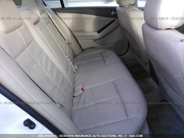 1N4BL2AP0CN539545 - 2012 NISSAN ALTIMA SR WHITE photo 8