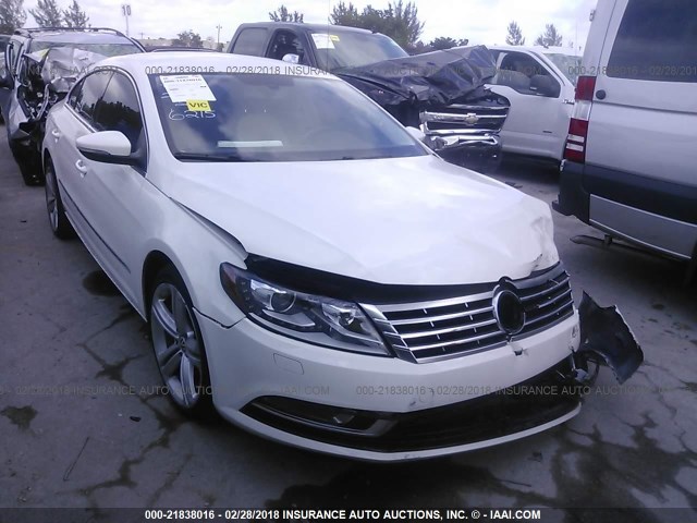 WVWBP7AN7DE506215 - 2013 VOLKSWAGEN CC SPORT WHITE photo 1