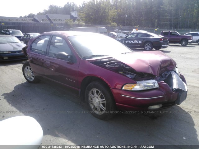 1C3EJ56X0TN307250 - 1996 CHRYSLER CIRRUS LX BURGUNDY photo 1