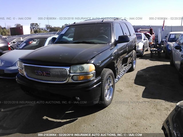 1GKEK63U03J162814 - 2003 GMC YUKON DENALI BLACK photo 2