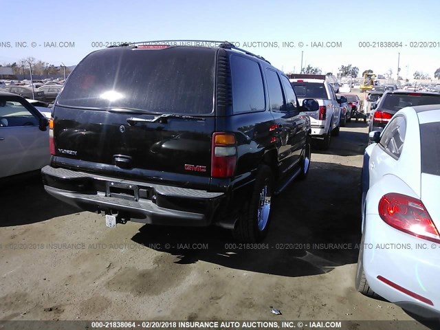 1GKEK63U03J162814 - 2003 GMC YUKON DENALI BLACK photo 4