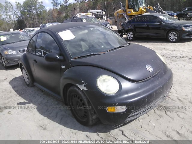 3VWBB21C01M441775 - 2001 VOLKSWAGEN NEW BEETLE GL 黑色 照片 1