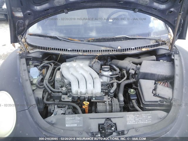 3VWBB21C01M441775 - 2001 VOLKSWAGEN NEW BEETLE GL 黑色 照片 10