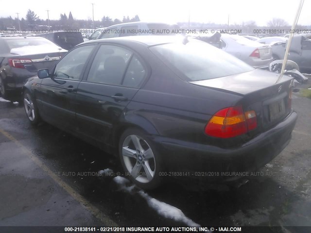 WBAAZ33485KW77817 - 2005 BMW 325 IS SULEV BLACK photo 3