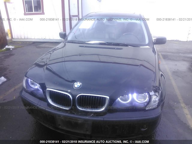 WBAAZ33485KW77817 - 2005 BMW 325 IS SULEV BLACK photo 6