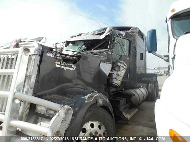 1XKWDB9X87R172880 - 2007 KENWORTH W900 W900 GRAY photo 2