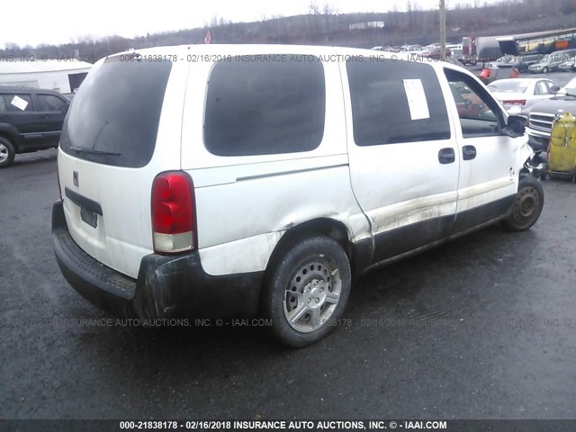 5GZDV03L45D167923 - 2005 SATURN RELAY 2 白色 照片 4