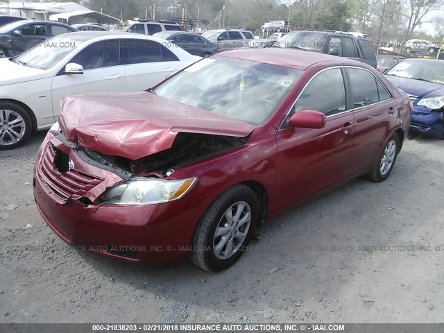 4T1BE46KX9U321278 - 2009 TOYOTA CAMRY SE/LE/XLE RED photo 2