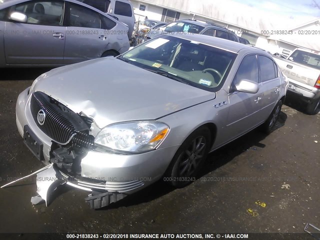 1G4HD57237U155653 - 2007 BUICK LUCERNE CXL SILVER photo 2