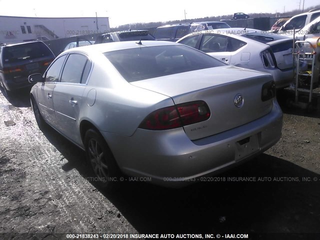 1G4HD57237U155653 - 2007 BUICK LUCERNE CXL SILVER photo 3