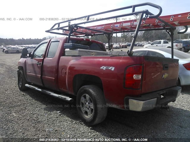 2GCFK19Y071644986 - 2007 CHEVROLET SILVERADO K1500 RED photo 3