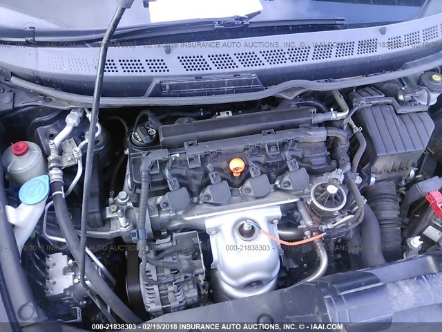 19XFA1F95AE003844 - 2010 HONDA CIVIC EXL BLACK photo 10