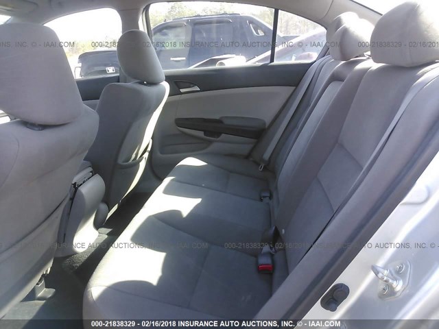 1HGCP2F4XCA069969 - 2012 HONDA ACCORD LXP SILVER photo 8