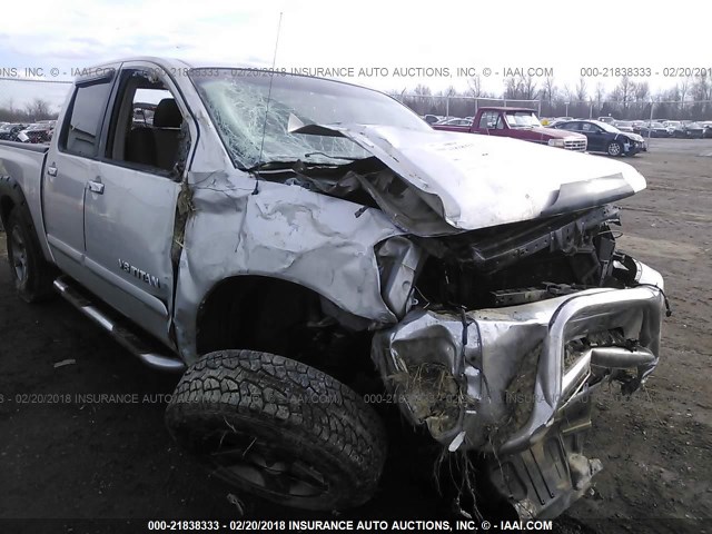 1N6BA07A45N524425 - 2005 NISSAN TITAN XE/SE/LE SILVER photo 6