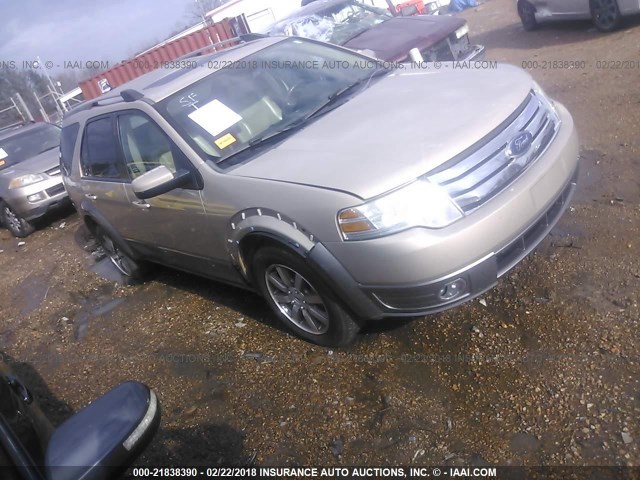 1FMDK02W98GA12725 - 2008 FORD TAURUS X SEL GOLD photo 1