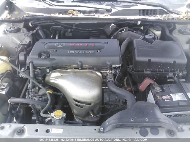 4T1BE32K24U890411 - 2004 TOYOTA CAMRY LE/XLE/SE SILVER photo 10