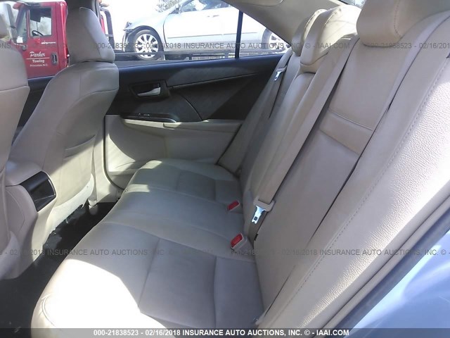 4T1BF1FK3DU686499 - 2013 TOYOTA CAMRY L/SE/LE/XLE Light Blue photo 8