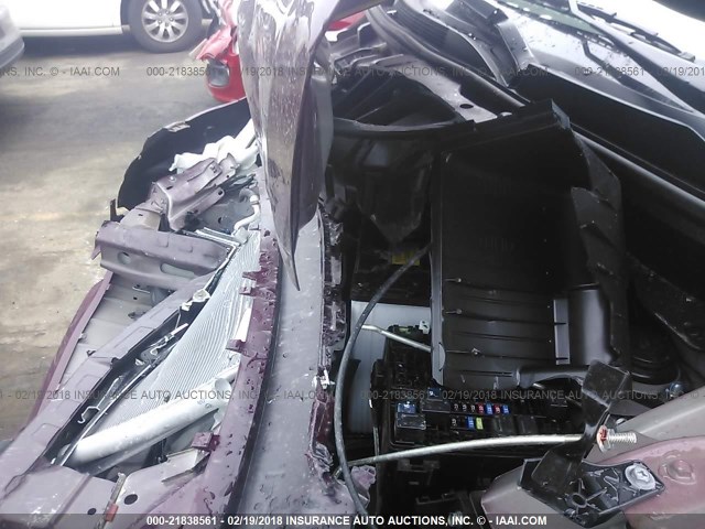 ML32F3FJ5HHF19640 - 2017 MITSUBISHI MIRAGE G4 ES ბურგუნდია ფოტო 10