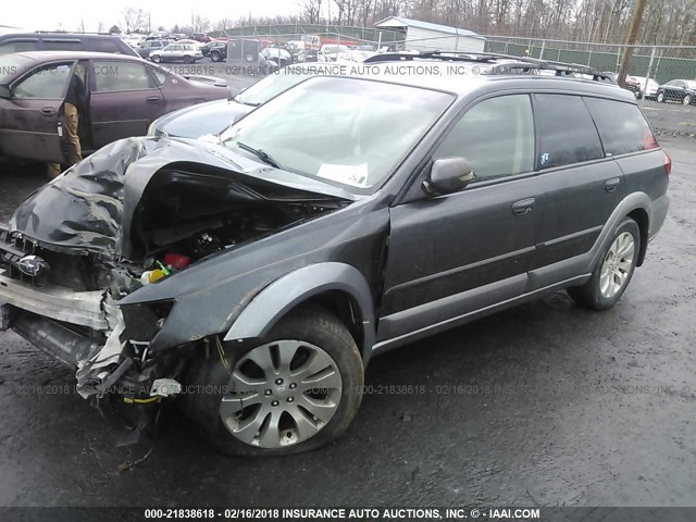 4S4BP85C994328380 - 2009 SUBARU OUTBACK 3.0R BLACK photo 2