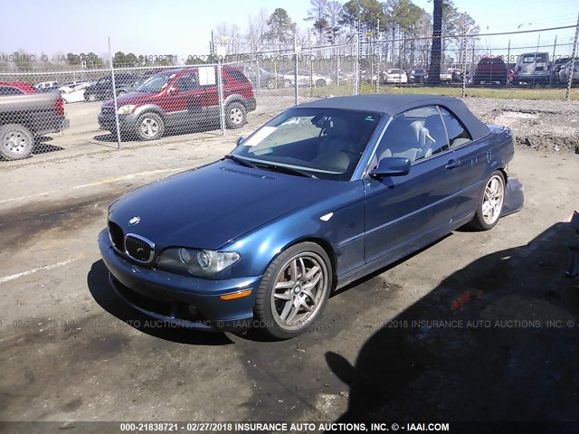 WBABW53476PZ40439 - 2006 BMW 330 CI BLUE photo 2