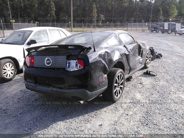 1ZVBP8CH3A5152957 - 2010 FORD MUSTANG GT BLACK photo 4