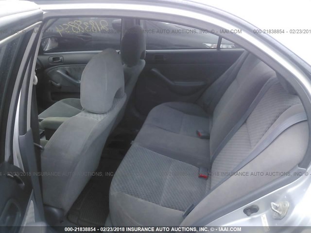 2HGES16394H588698 - 2004 HONDA CIVIC DX VP ვერცხლისფერი ფოტო 8