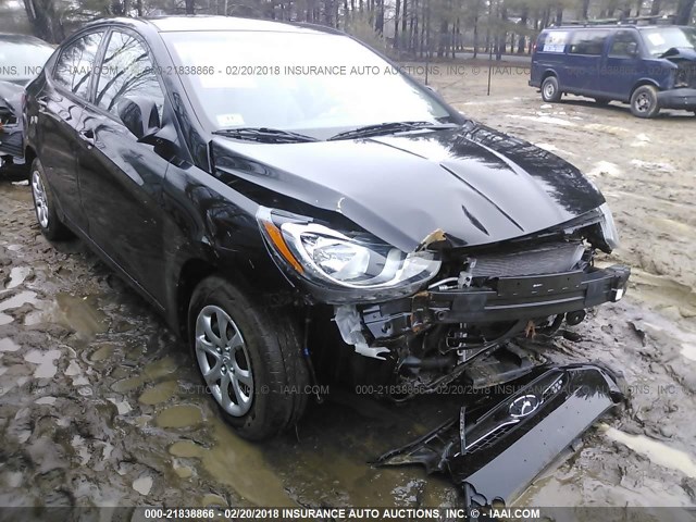 KMHCT4AE2DU562823 - 2013 HYUNDAI ACCENT GLS/GS BLACK photo 1