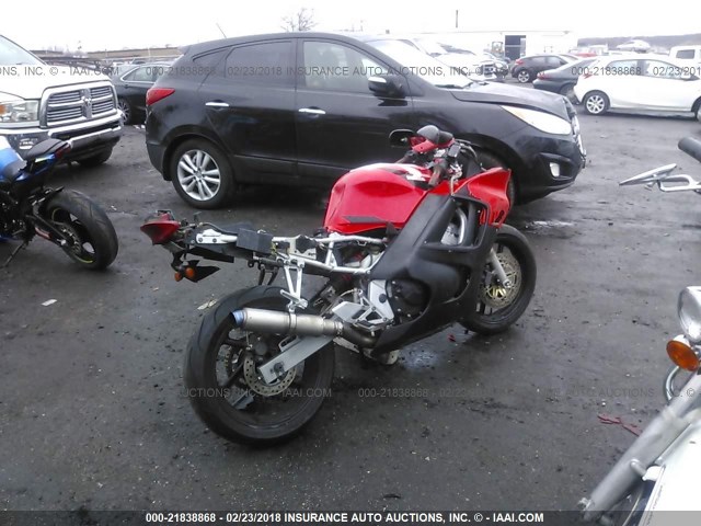 JH2PC2502WM703036 - 1998 HONDA CBR600 F3 RED photo 4