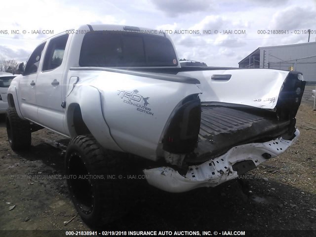 5TELU42N17Z387752 - 2007 TOYOTA TACOMA DOUBLE CAB WHITE photo 6