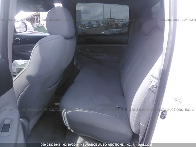 5TELU42N17Z387752 - 2007 TOYOTA TACOMA DOUBLE CAB 白色 照片 8