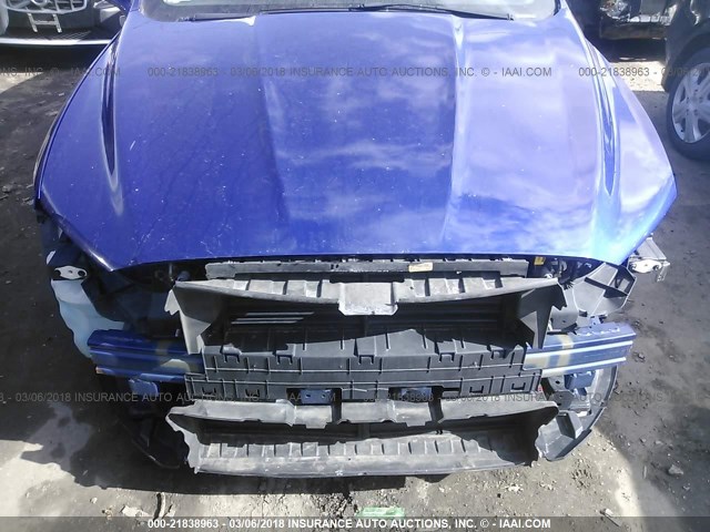 3FA6P0K9XDR376380 - 2013 FORD FUSION TITANIUM BLUE photo 6