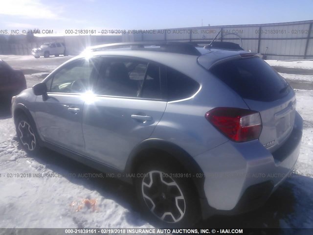 JF2GPABC0G8211705 - 2016 SUBARU CROSSTREK PREMIUM ვერცხლისფერი ფოტო 3
