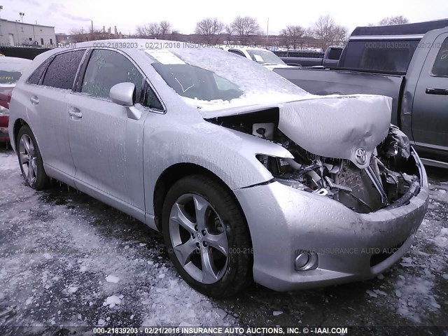 4T3BK3BB8AU039256 - 2010 TOYOTA VENZA SILVER photo 1