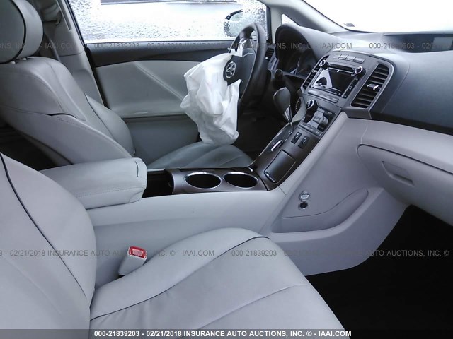 4T3BK3BB8AU039256 - 2010 TOYOTA VENZA SILVER photo 5