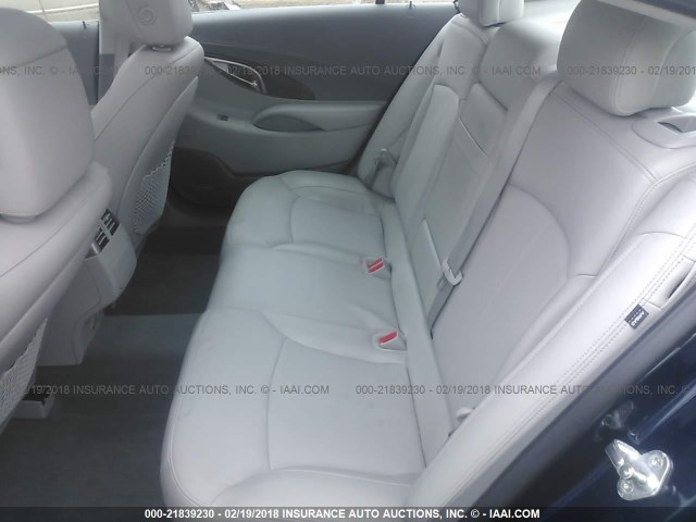 1G4GE5GD4BF211901 - 2011 BUICK LACROSSE CXS BLUE photo 8