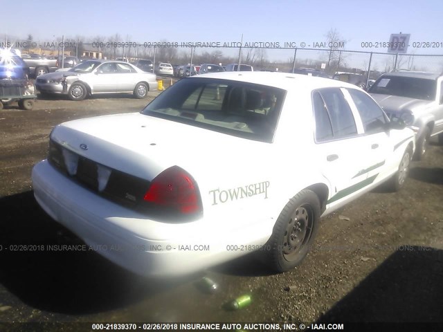 2FABP7BV9AX129787 - 2010 FORD CROWN VICTORIA POLICE INTERCEPTOR WHITE photo 4