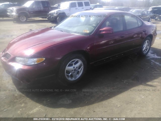 1G2WP52K53F152671 - 2003 PONTIAC GRAND PRIX GT MAROON photo 2