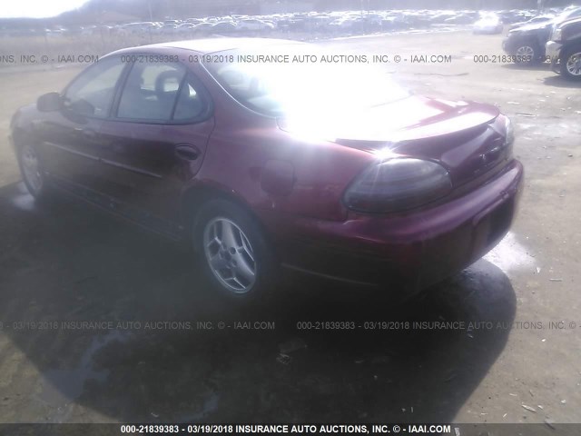 1G2WP52K53F152671 - 2003 PONTIAC GRAND PRIX GT MAROON photo 3