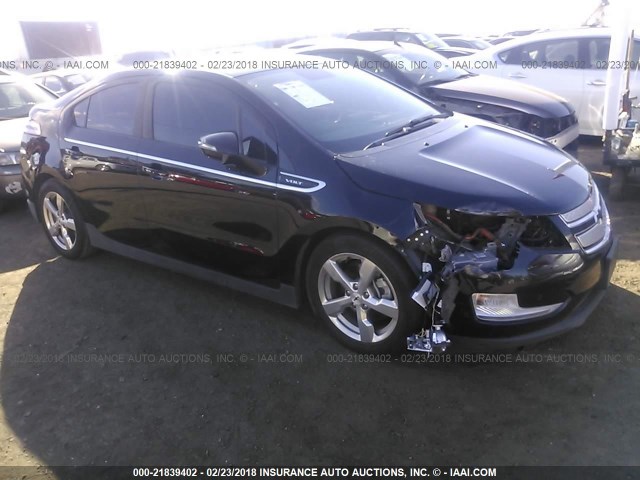 1G1RD6E40CU109736 - 2012 CHEVROLET VOLT BLACK photo 1