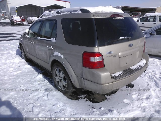 1FMZK06145GA14625 - 2005 FORD FREESTYLE LIMITED TAN photo 3