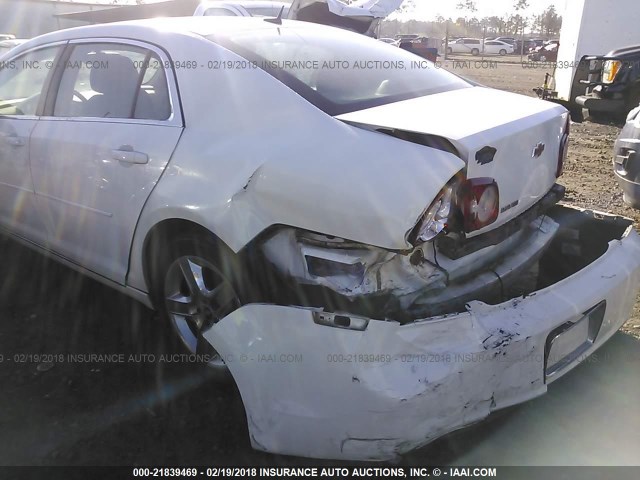 1G1ZH57BX9F147482 - 2009 CHEVROLET MALIBU 1LT 白色 照片 6