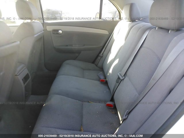1G1ZH57BX9F147482 - 2009 CHEVROLET MALIBU 1LT 白色 照片 8